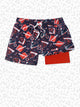 The Bears Game Day Fit (Boys Classic Lined Trunk) - Image 1 - Chubbies Shorts