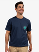 The Cool Palm and Collected Navy (T-Shirt) - Image 1 - Chubbies Shorts