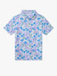 The Flock Party (Boys Performance Polo)- White - Image 1 - Chubbies Shorts