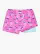 The Great Pink Sharks (Boys Lined Swim Trunk) - Image 1 - Chubbies Shorts