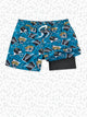 The Jaguars Game Day Fit (Boys Classic Lined Trunk) - Image 1 - Chubbies Shorts