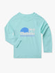 The Lil Ol' College Try (Toddler Rashguard)- Teal - Image 1 - Chubbies Shorts