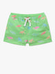 The Lil Turtally Awesomes (Toddler Swim Trunk)- Green - Image 1 - Chubbies Shorts