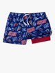The Neon Giants (NFL Boys Lined Classic Swim Trunk) - Image 1 - Chubbies Shorts
