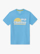 The Ol' College Try (Boys Non Pocket T-Shirt)- Blue - Image 1 - Chubbies Shorts