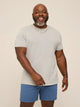 The 24/7, 365 (Essential Non Pocket T-Shirt) - Gravel - Image 1 - Chubbies Shorts