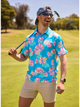The Great Grand Poppy (Performance Polo)- Blue - Image 1 - Chubbies Shorts