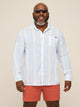 The Barnwood (LS Resort Weave Friday Shirt)- White - Image 1 - Chubbies Shorts