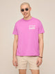 The Brighter Horizon (Non Pocket Graphic T-Shirt)- Pink - Image 1 - Chubbies Shorts