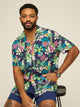 The Canopy (Rayon Sunday Shirt)- Navy - Image 1 - Chubbies Shorts