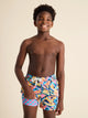 The Exploding Nachos (Boys Lined Classic Swim Trunk- Shorter) - Image 1 - Chubbies Shorts