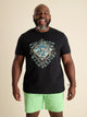The Gecko Deco (Non Pocket Graphic T-Shirt) - Blue - Image 1 - Chubbies Shorts