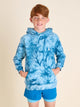 The Glass Fractal - Deep Blue (Boys Comfort Hoodie) - Image 1 - Chubbies Shorts