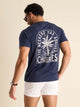 The Going in the Duffle (Non Pocket Graphic T-Shirt) - Navy - Image 2 - Chubbies Shorts