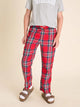 The Holly Jolly Stitchs (Boys Flannel PJ Pants) - Image 1 - Chubbies Shorts