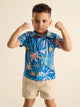 The Lil Wild Blue (Toddler Performance Polo) - Image 1 - Chubbies Shorts