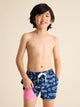 The Neon Glades (Boys Lined Classic Swim Trunk- Shorter) - Image 1 - Chubbies Shorts