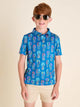 The Pineapple Sketch (Boys Performance Polo) - Image 1 - Chubbies Shorts