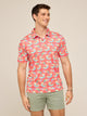 The Rock-a-Croc (Performance Polo)- Red - Image 1 - Chubbies Shorts