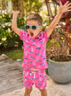 The Great Pink Shark (Boys Performance Polo) - Image 1 - Chubbies Shorts