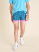 The Twist and Squiggle- Blue (Boys Ultimate Training Short) - Image 1 - Chubbies Shorts