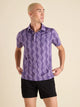 The Wavy Daze (Performance Polo) - Purple - Image 1 - Chubbies Shorts