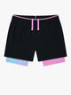 The Pacific Grid One Leg Two Legs (Boys Ultimate Training Short) - Image 1 - Chubbies Shorts