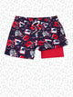 The Patriots Game Day Fit (Boys Classic Lined Trunk) - Image 1 - Chubbies Shorts