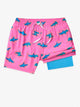 The Pink Apex Swimmers (Boys Lined Swim Trunk) - Image 1 - Chubbies Shorts