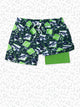 The Seahawks Game Day Fit (Boys Classic Lined Trunk) - Image 1 - Chubbies Shorts