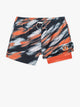 The Color Blitz Bengals (Boys Lined Swim Trunk)
