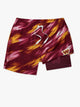 The Color Blitz Commanders (Boys Lined Swim Trunk)