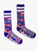 Purple Splatter Socks - Image 1 - Chubbies Shorts